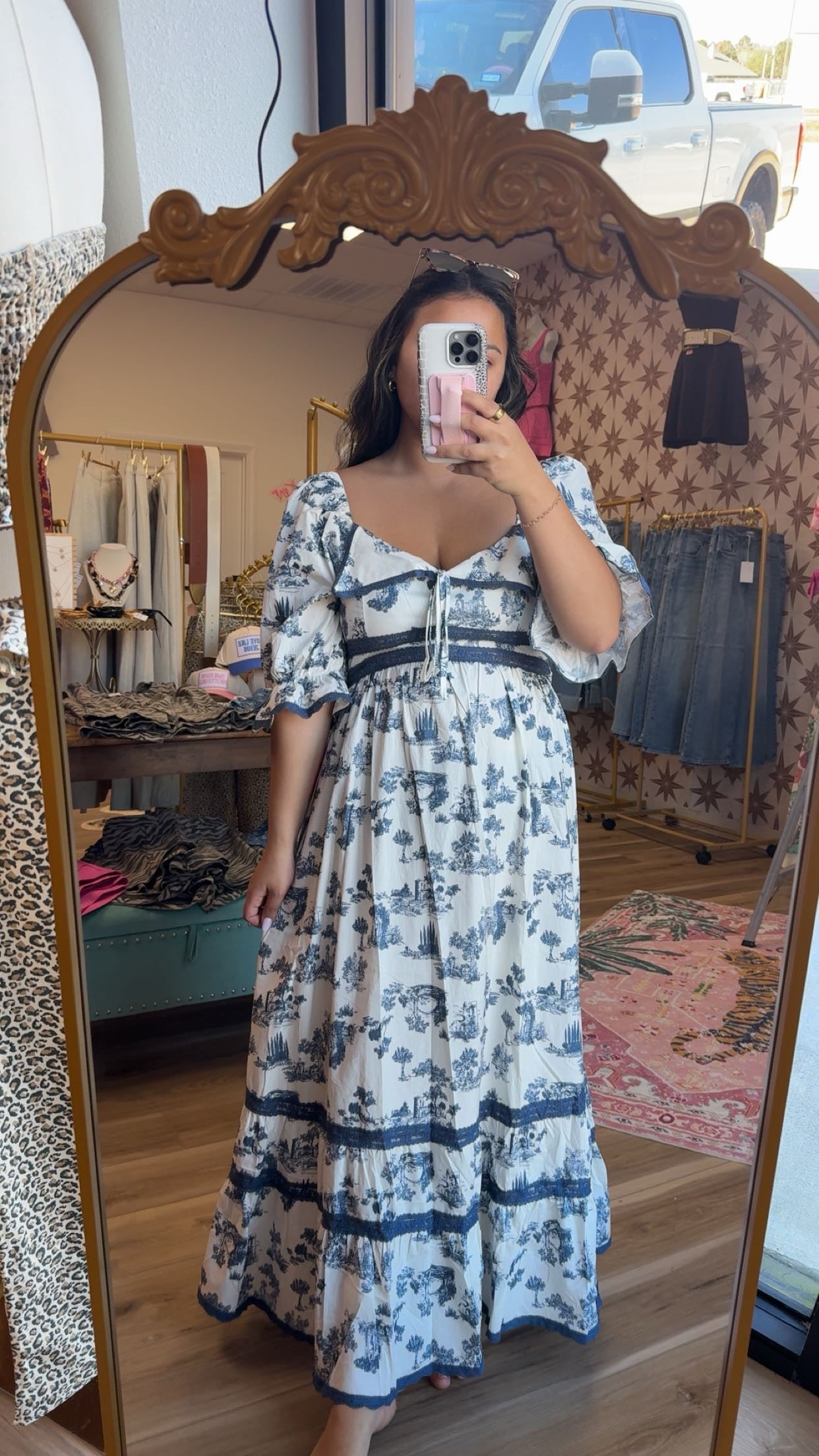 Blue Cottage Dress