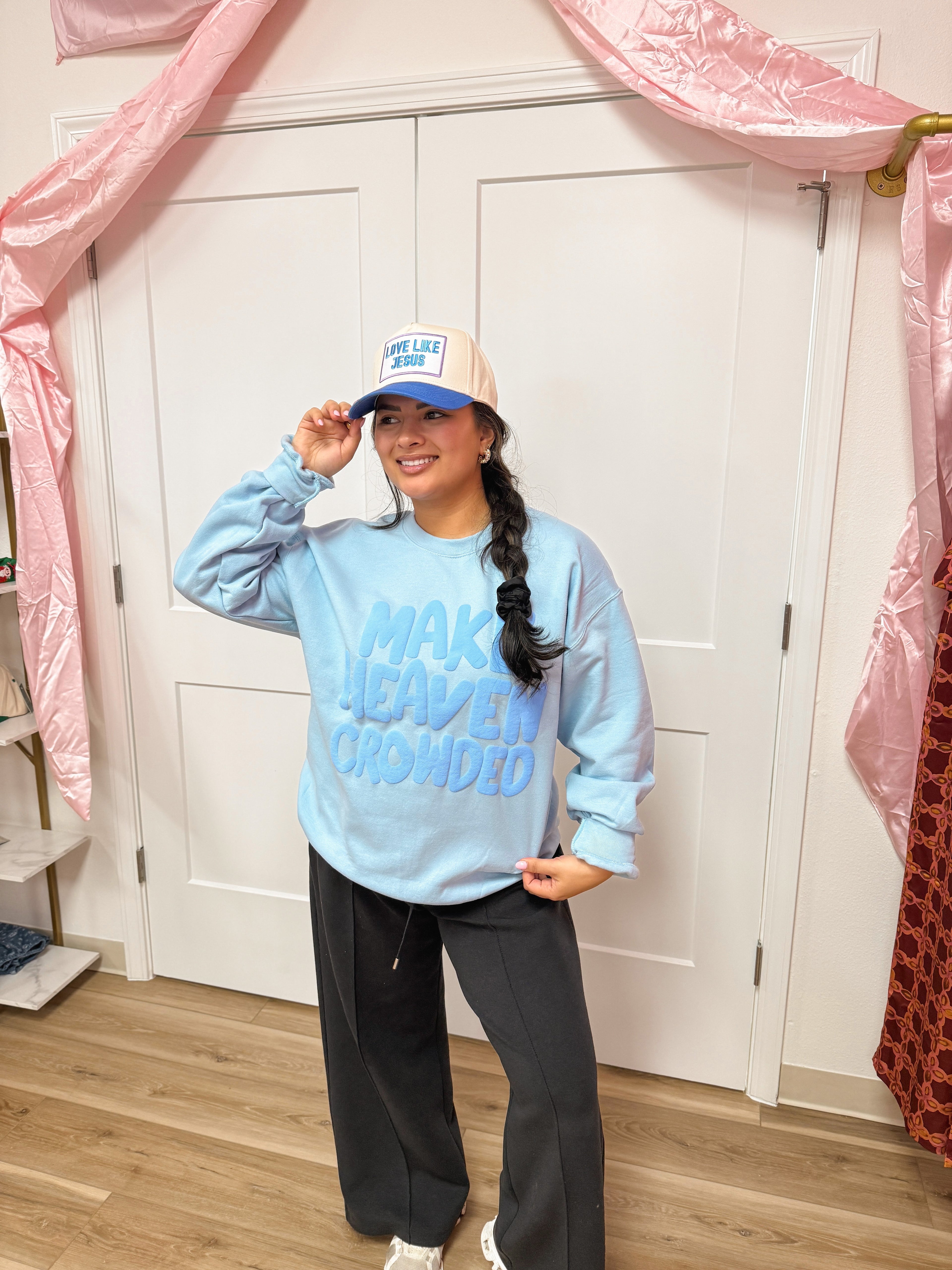 Make Heaven Crowded Puff Sweatshirt