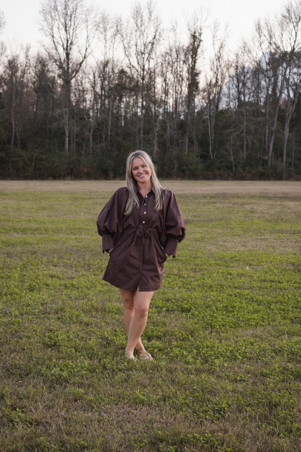 Statement Sleeve Dress