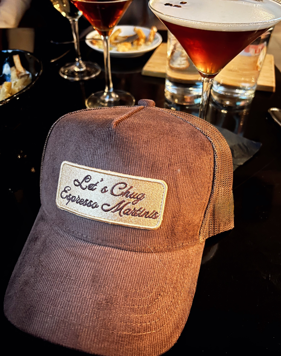 Let's Chug Espresso Martinis Hat