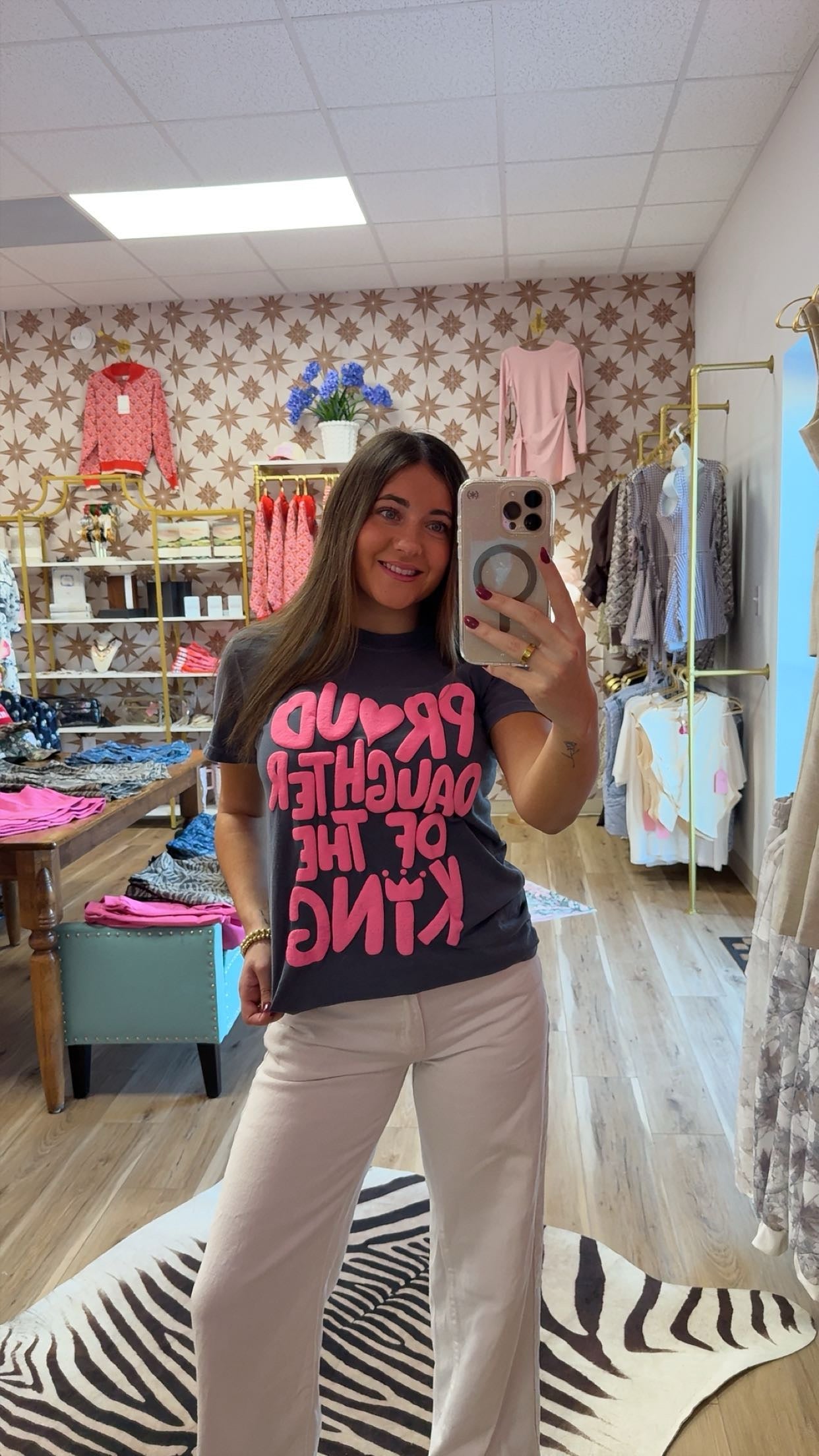 Proud Daughter Of The King Puff Tee