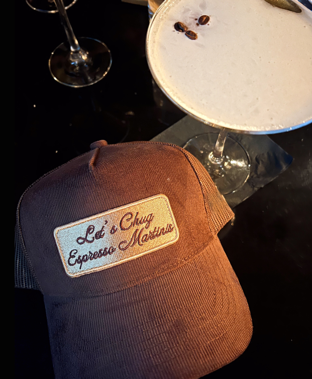 Let's Chug Espresso Martinis Hat