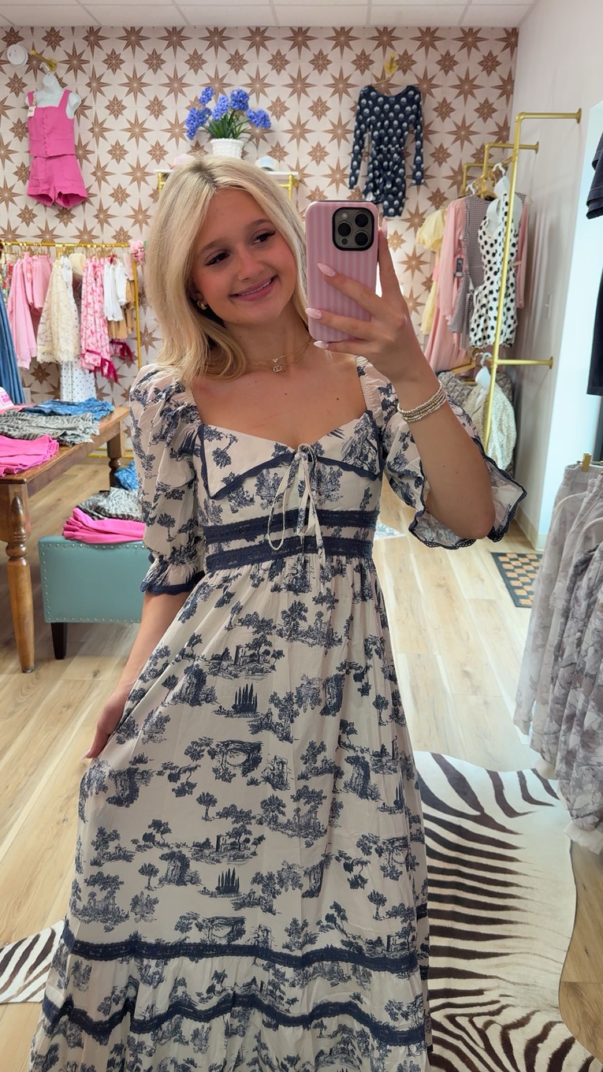 Blue Cottage Dress