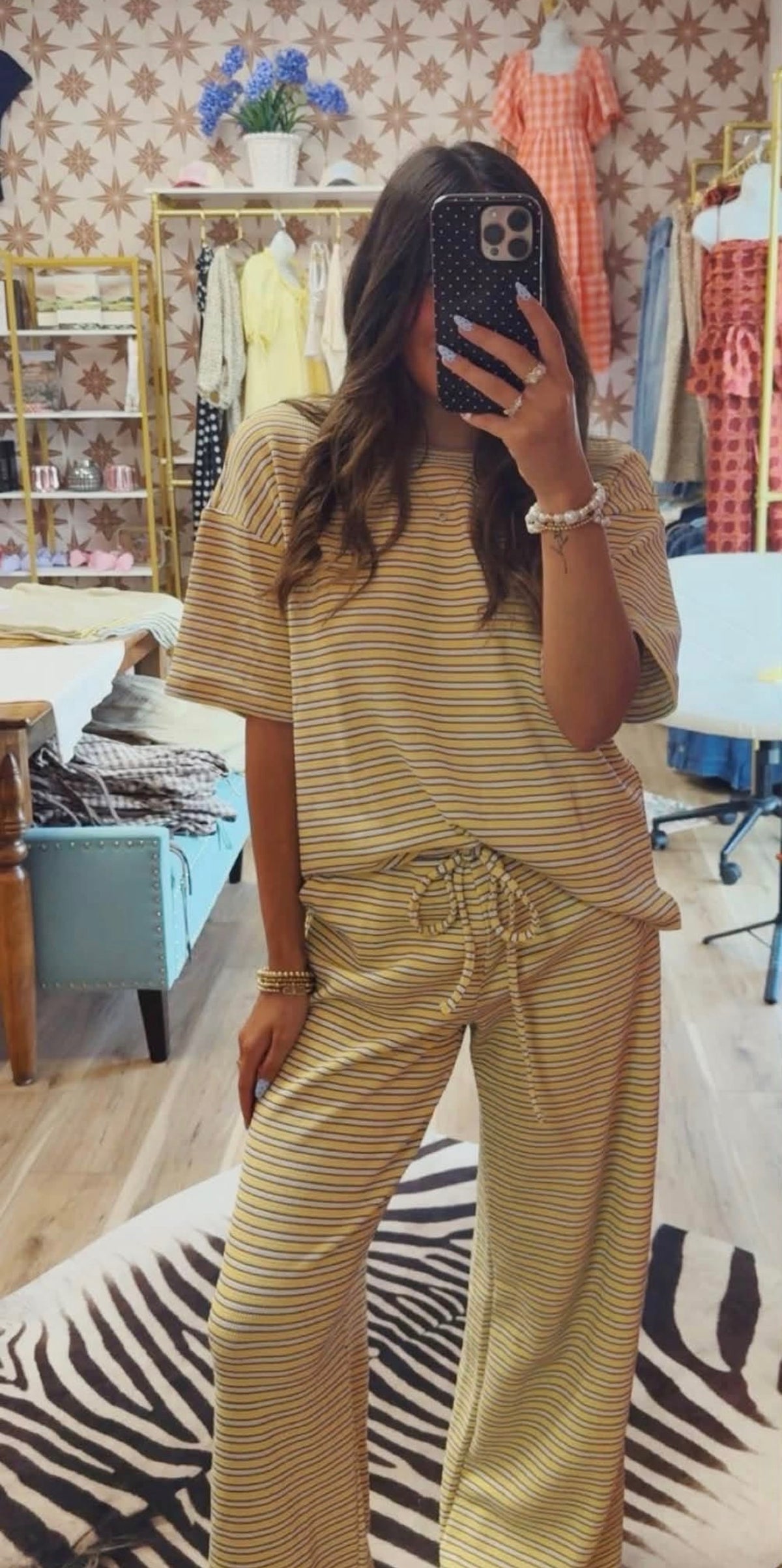 Sunshine striped set