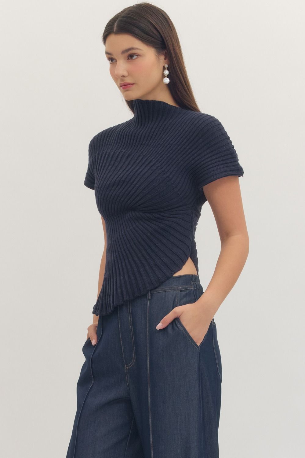 Loving life again knit top