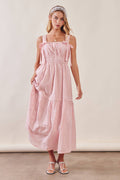 Embroidered bow dress