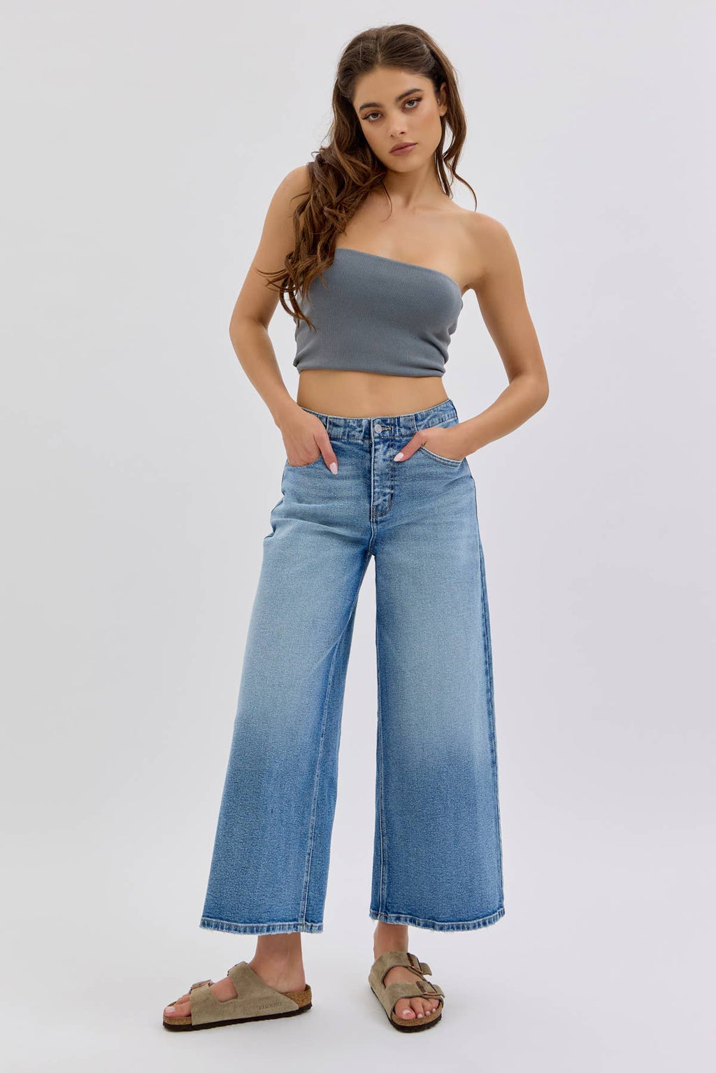 High Rise Wide Leg Cello