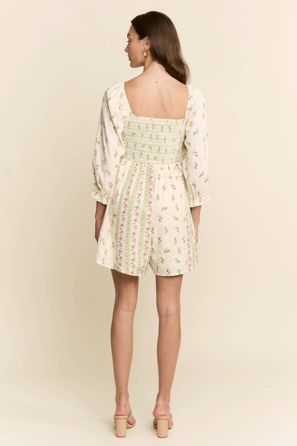 Floral print romper